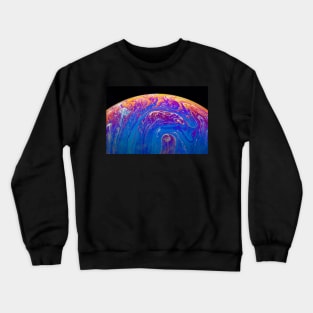 Soap Bubble Close Up Crewneck Sweatshirt